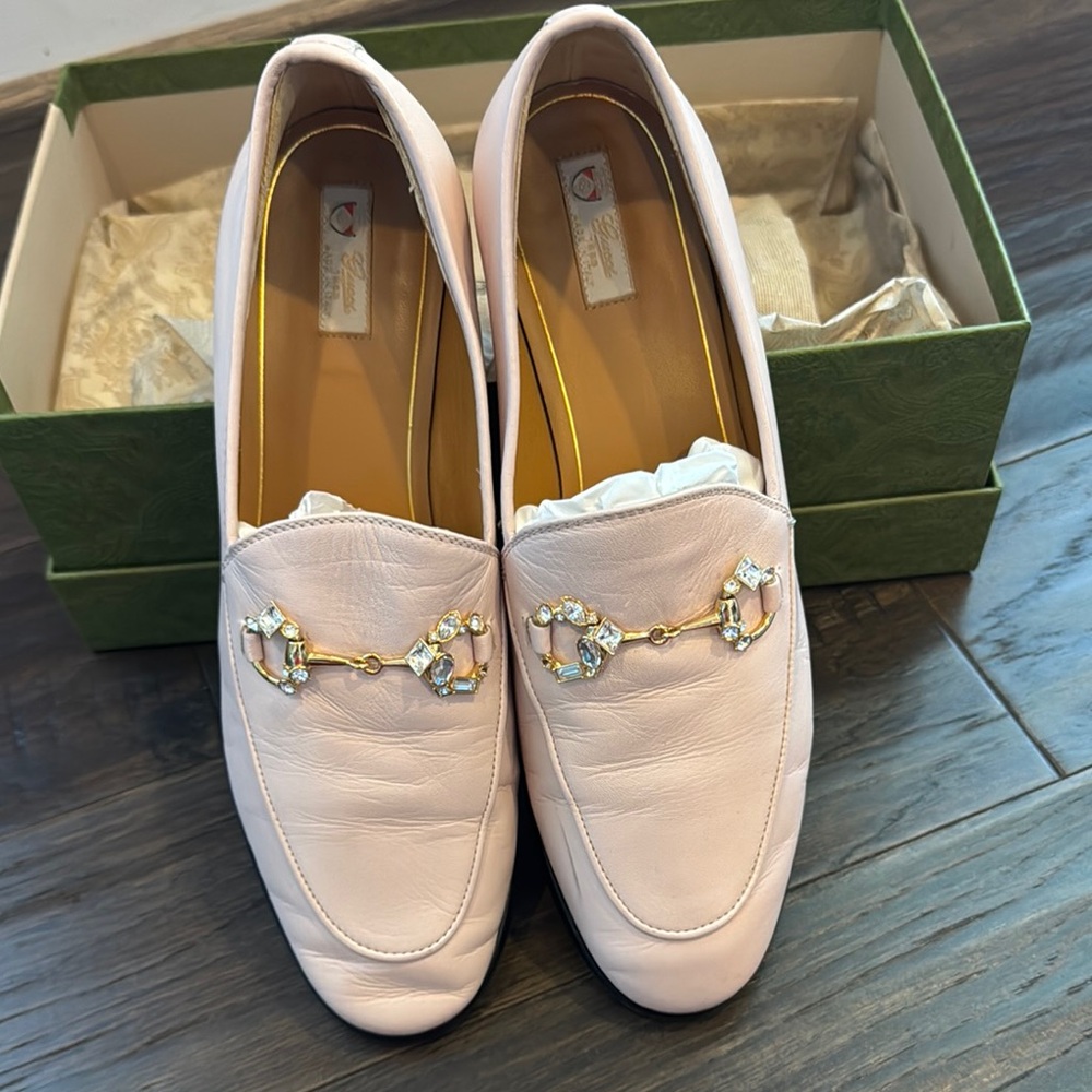 Gucci Jordaan70 Leather with Crystals